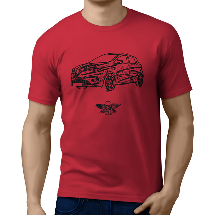 Jaxon Lee Illustration for a Renault Zoe Motorcar fan T-shirt