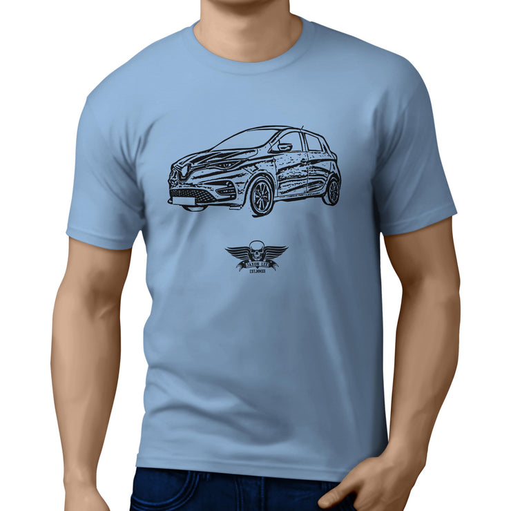 Jaxon Lee Illustration for a Renault Zoe Motorcar fan T-shirt