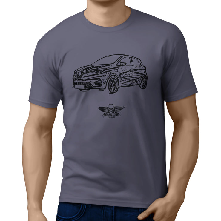 Jaxon Lee Illustration for a Renault Zoe Motorcar fan T-shirt