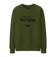 Jaxon Lee Illustration For A SAAB 9000 Aero Motorcar Fan Jumper