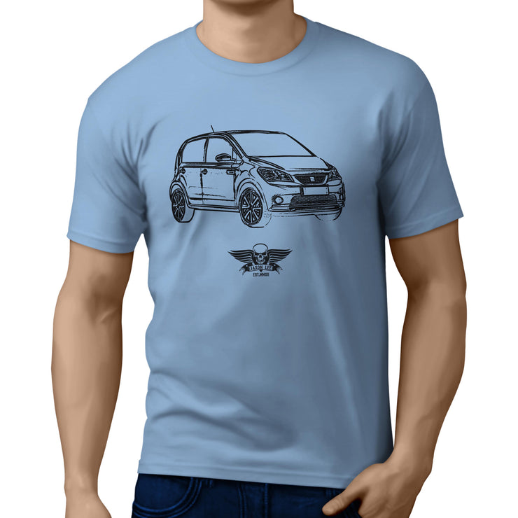 Jaxon Lee Illustration for a Seat Mii Electric Motorcar fan T-shirt