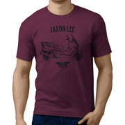 Jaxon Lee Illustration For A Suzuki Burgman 400 Motorbike Fan T-shirt