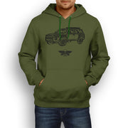 Jaxon Lee Illustration For A Toyota 4Runner Motorcar Fan Hoodie