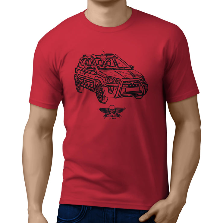 Jaxon Lee Illustration For A Toyota Eitos Cross Motorcar Fan T-shirt