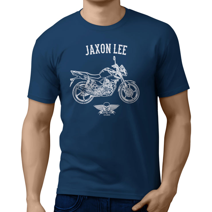 Jaxon Lee Illustration For A Yamaha YS125 Motorbike Fan T-shirt