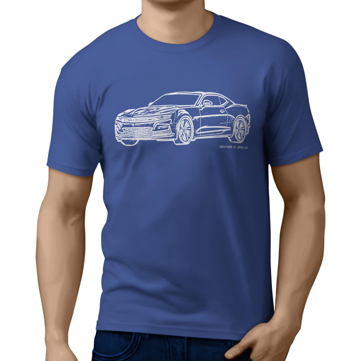JL Illustration for a Chevrolet Camaro Motorcar fan T-shirt