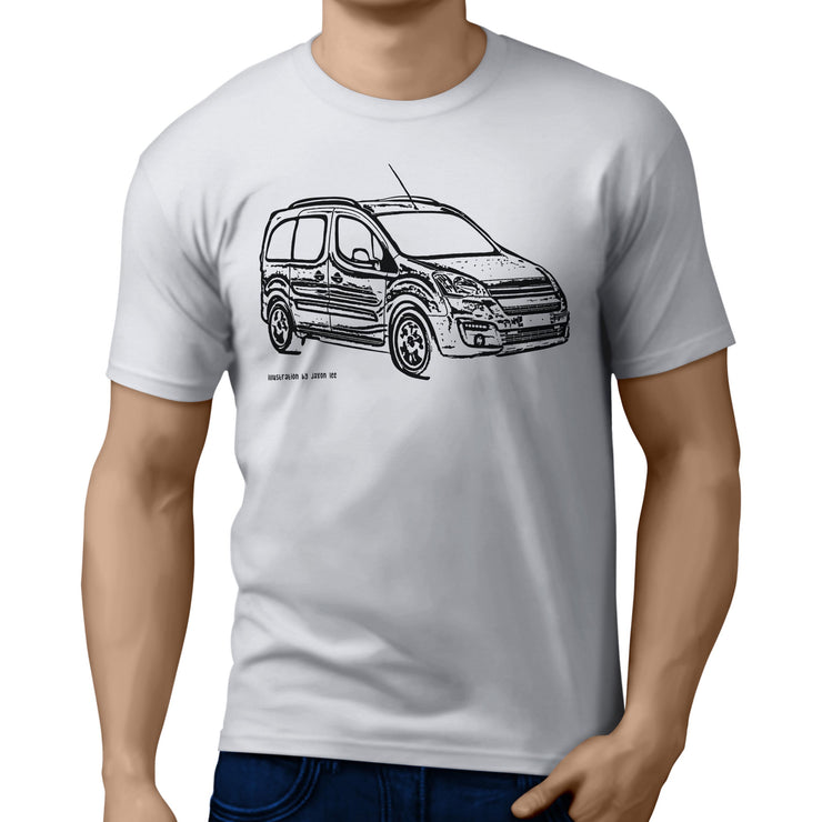 JL Illustration for a Citroen Berlingo Multispace Motorcar fan T-shirt