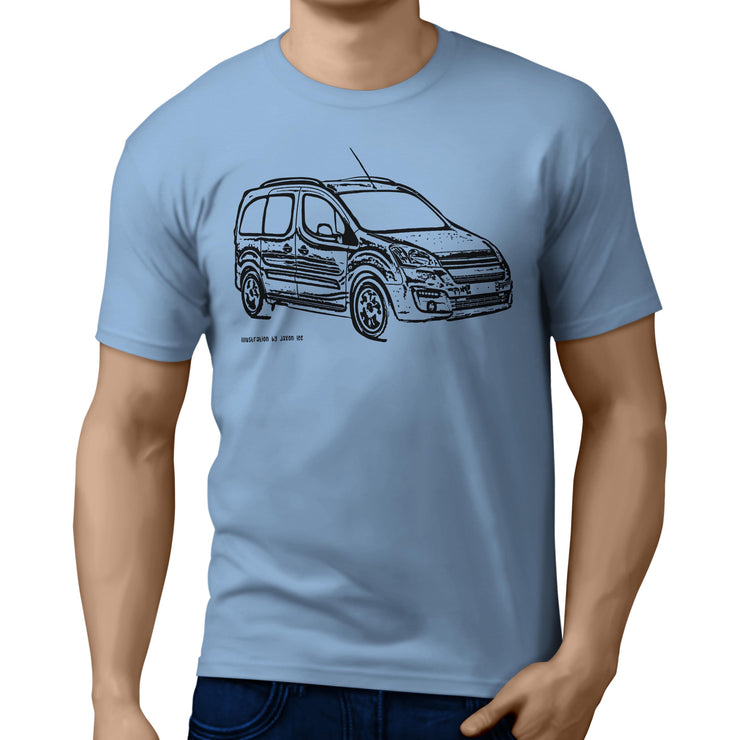 JL Illustration for a Citroen Berlingo Multispace Motorcar fan T-shirt