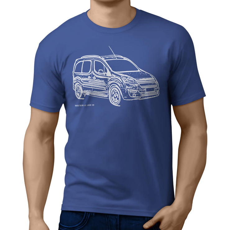 JL Illustration for a Citroen Berlingo Multispace Motorcar fan T-shirt