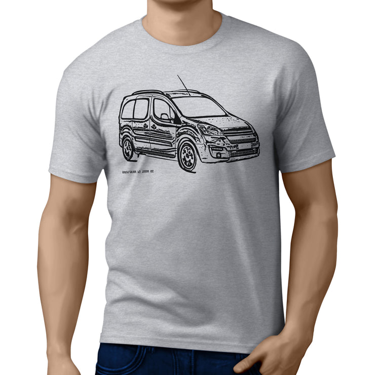 JL Illustration for a Citroen Berlingo Multispace Motorcar fan T-shirt