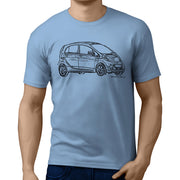 JL Illustration for a Citroen C-Zero Motorcar fan T-shirt