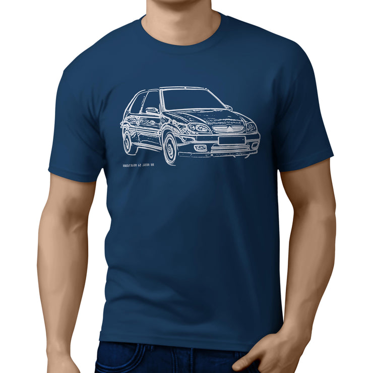 JL Illustration for a Citroen Saxo VTS Motorcar fan T-shirt