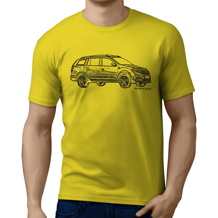 JL Illustration for a Dacia Logan MCV Stepway fan T-shirt
