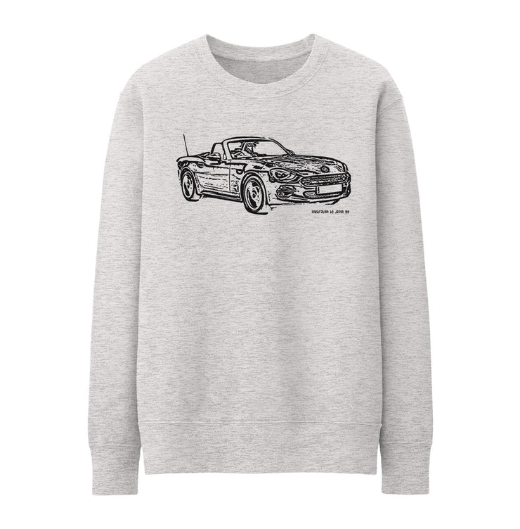 JL Illustration For A Fiat 124 Spider Motorcar Fan Jumper