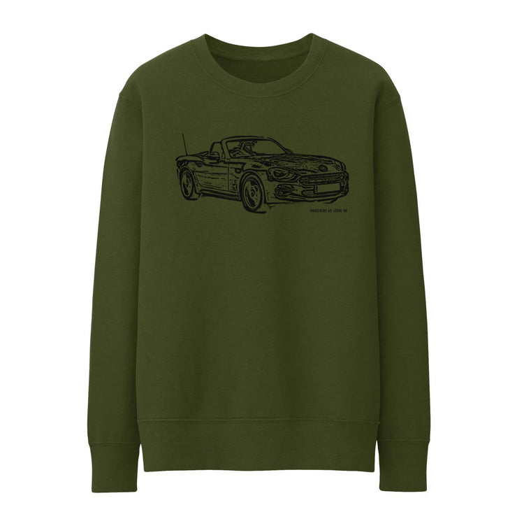 JL Illustration For A Fiat 124 Spider Motorcar Fan Jumper