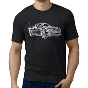 JL Illustration For A Fiat 124 Spider Motorcar Fan T-shirt