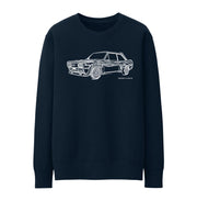 JL Illustration For A Fiat 131 Abarth Motorcar Fan Jumper