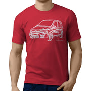 JL Illustration For A Fiat Panda 100HP Motorcar Fan T-shirt