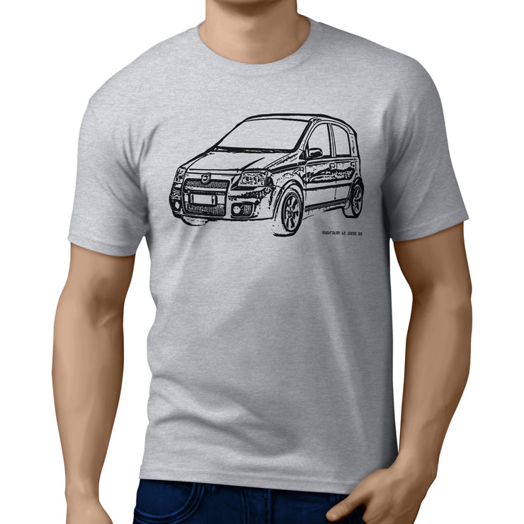 JL Illustration For A Fiat Panda 100HP Motorcar Fan T-shirt