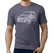 JL Illustration For A Fiat Panda 100HP Motorcar Fan T-shirt