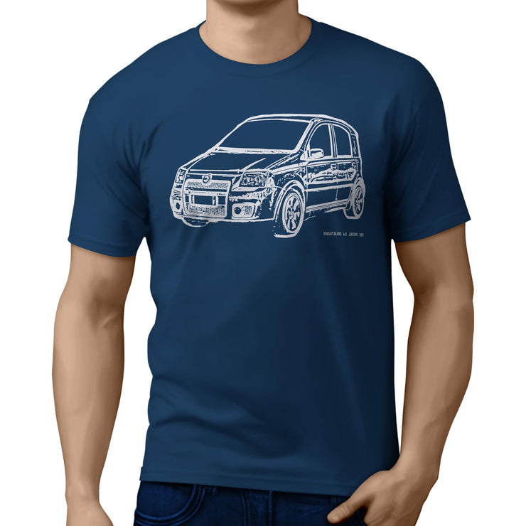 JL Illustration For A Fiat Panda 100HP Motorcar Fan T-shirt