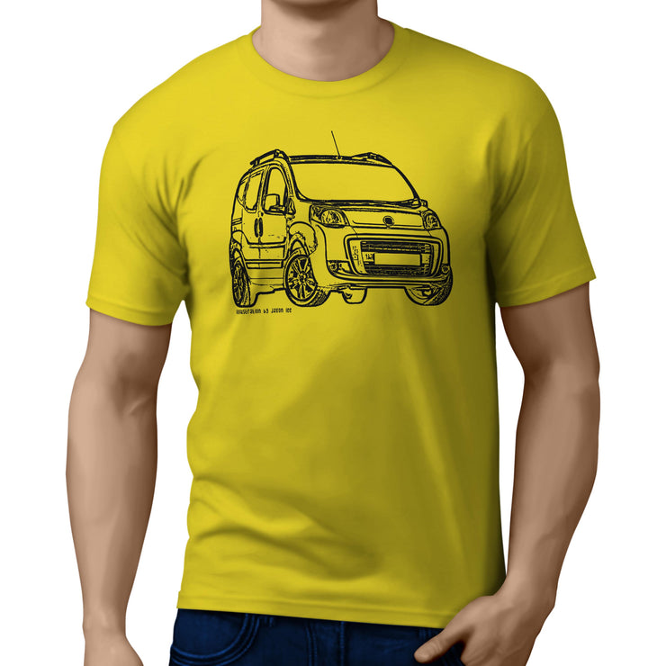 JL Illustration for a Fiat Qubo Motorcar fan T-shirt