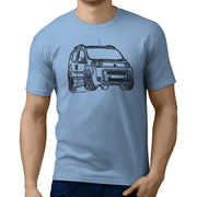 JL Illustration for a Fiat Qubo Motorcar fan T-shirt