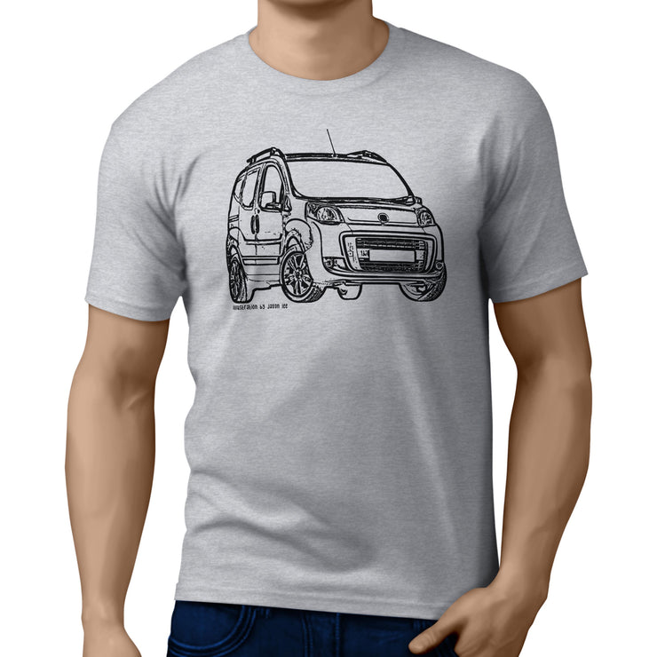 JL Illustration for a Fiat Qubo Motorcar fan T-shirt