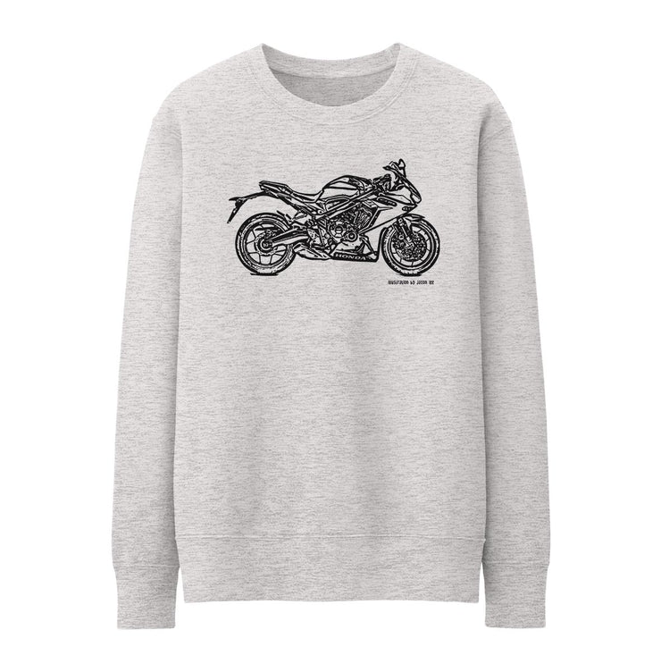JL Illustration For A Honda CBR650R Motorbike Fan Jumper