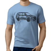JL Illustration For A Hyundai Santa Fe Motorcar Fan T-shirt