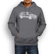 JL Illustration For A Hyundai Santa Fe Motorcar Fan Hoodie