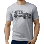 JL Illustration For A Hyundai Santa Fe Motorcar Fan T-shirt