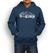 JL Illustration For A Hyundai Sonata Motorcar Fan Hoodie
