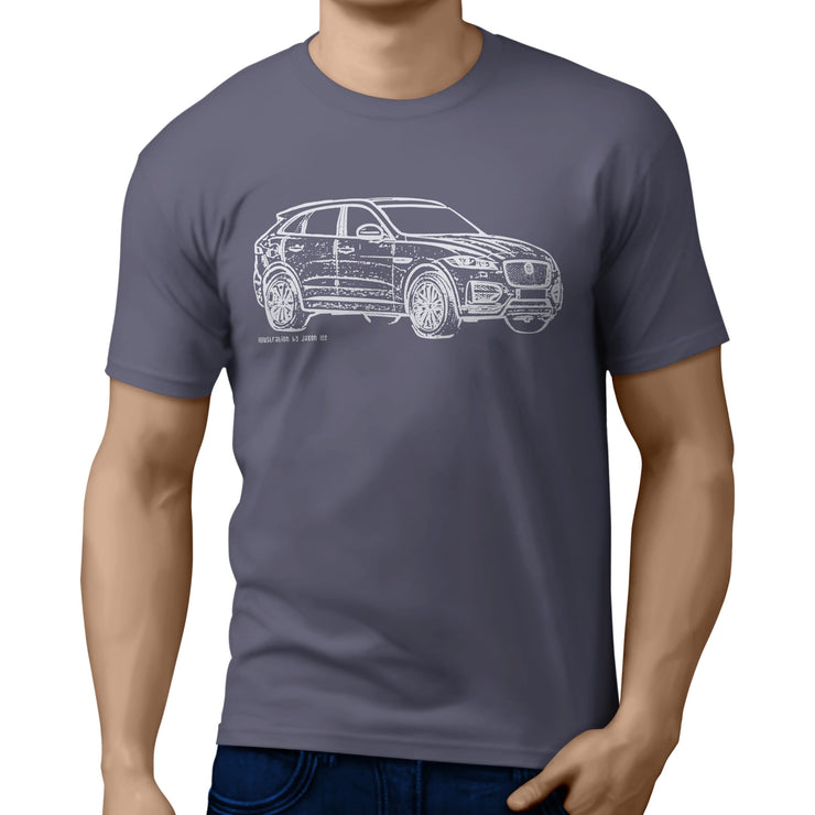 JL Illustration for a Jaguar F-Pace Motorcar fan T-shirt