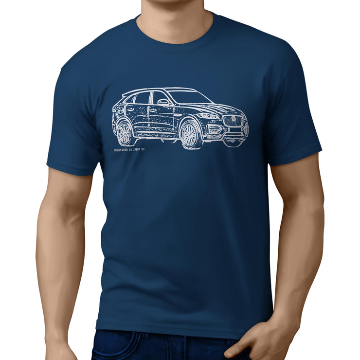 JL Illustration for a Jaguar F-Pace Motorcar fan T-shirt