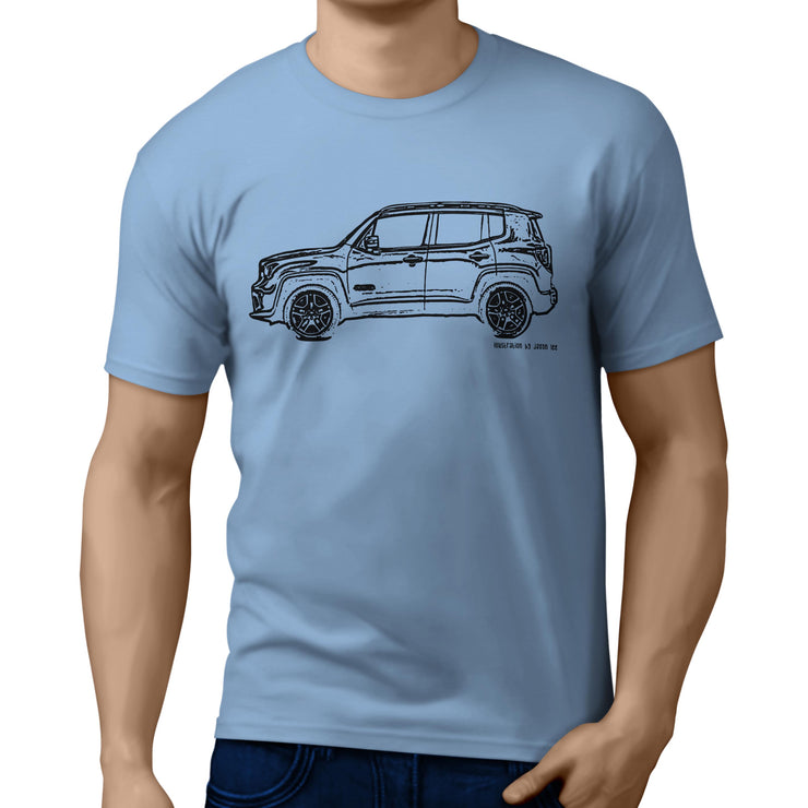 JL Illustration for a Jeep Renegade Motorcar fan T-shirt