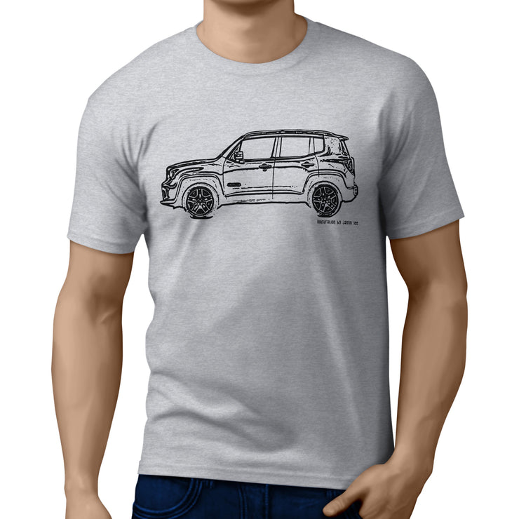 JL Illustration for a Jeep Renegade Motorcar fan T-shirt