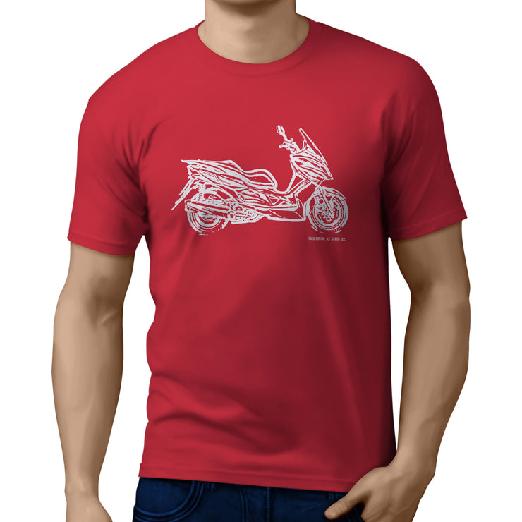 JL Art Tee aimed at fans of Kawasaki J300 Motorbike