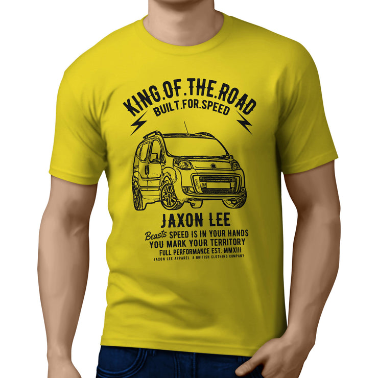 JL King Illustration for a Fiat Qubo Motorcar fan T-shirt