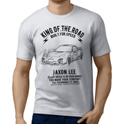 JL King Illustration for a Mazda RX-7 Motorcar fan T-shirt