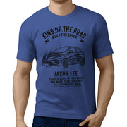 JL King Illustration for a Renault Zoe Motorcar fan T-shirt