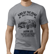 JL King Illustration for a Renault Zoe Motorcar fan T-shirt