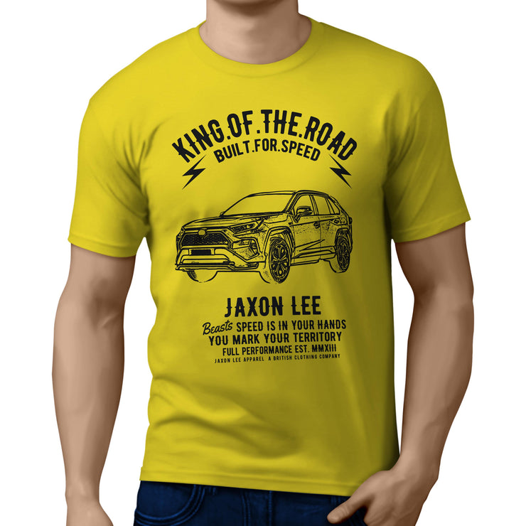 JL King Illustration for a Toyota RAV4 Motorcar fan T-shirt