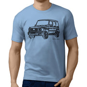 JL Illustration for a Mercedes Benz G Class Motorcar fan T-shirt