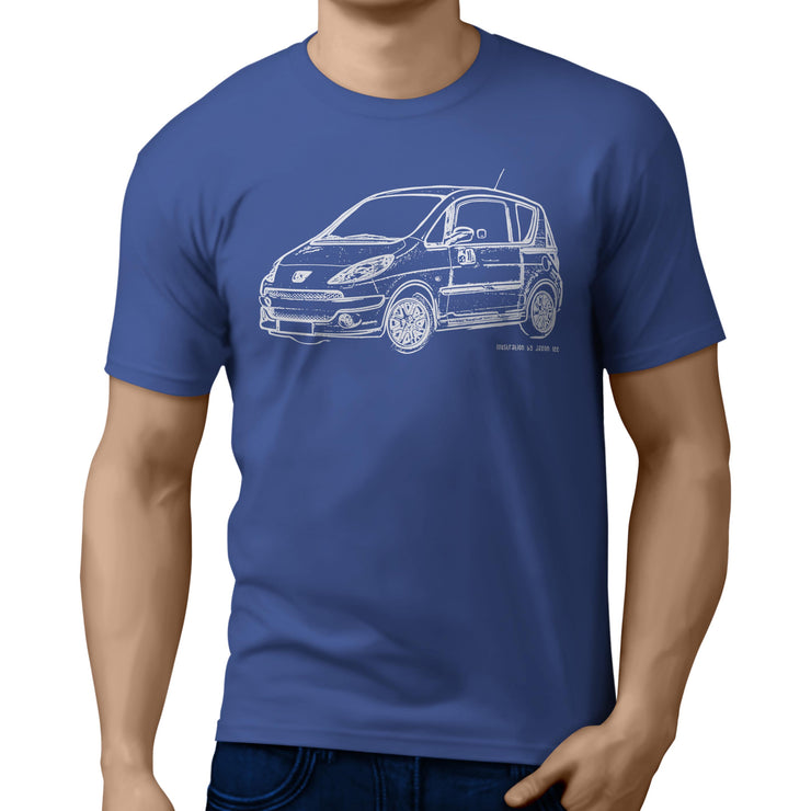 JL Art Tee aimed at fans of Peugeot 1007 Motorcar