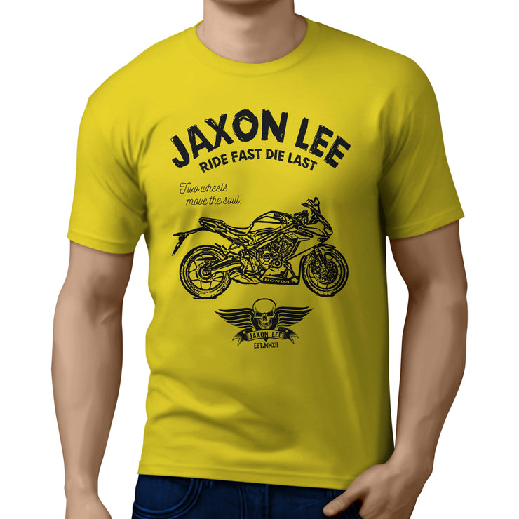 JL Ride Illustration For A Honda CBR650R Motorbike Fan T-shirt