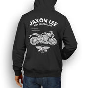 JL Ride Illustration For A Honda CBR650R Motorbike Fan Hoodie