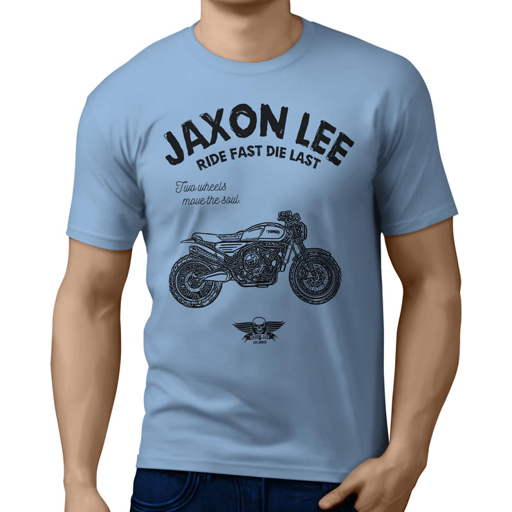 JL Ride Illustration For A Norton Atlas Nomad Motorbike Fan T-shirt