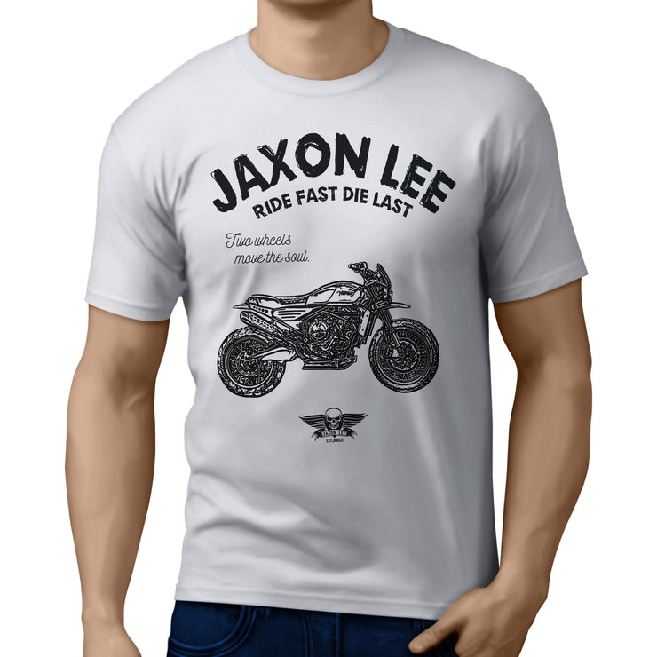 JL Ride Illustration For A Norton Atlas Ranger Motorbike Fan T-shirt