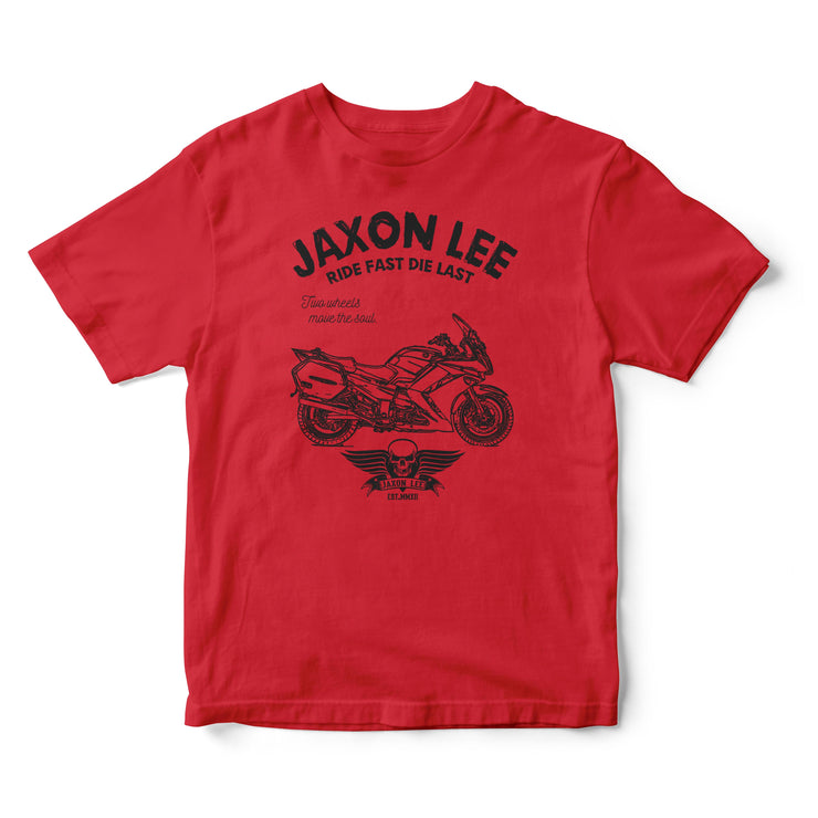 JL Ride Illustration For A Yamaha FJR1300 2012 Motorbike Fan T-shirt